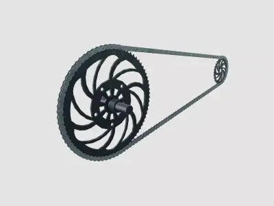 Cycle Chain 3D model