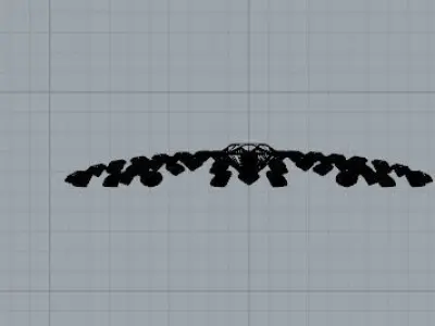 Disposizione aerea di pietre  Free 3D model