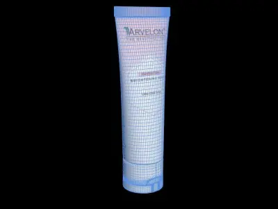 Luxurious 3D Cosmetic Tube for Glamorous Skincare and Makeup 3D model