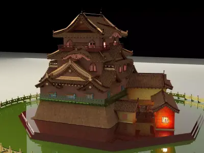 Chinese anceint house 3D model