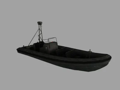 Patrol boat 3D model buy