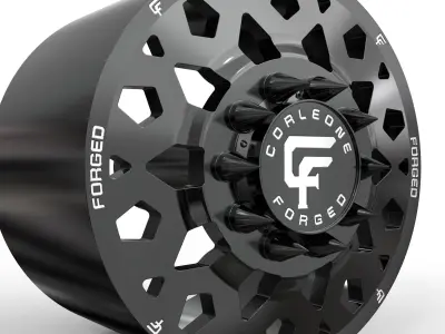 corleone front strauss dually wheel  3D print model