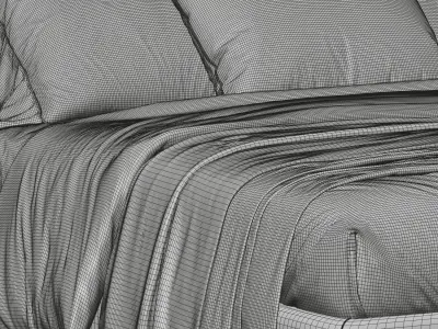 Chloe Bed 3D model