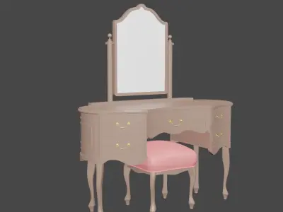 dresser 3D model Free 3D model 3D model