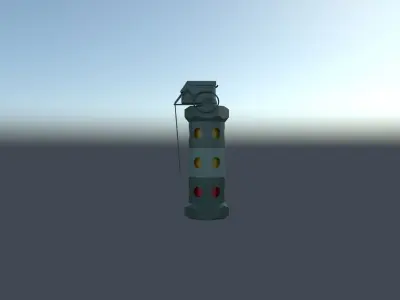 I-84 Stun Grenade Low-poly 3D model