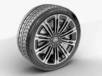 Range Rover Velar wheel 3D model