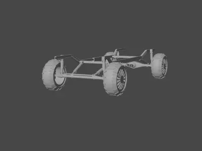 Casis 3d model wheeled vehicle Free 3D model
