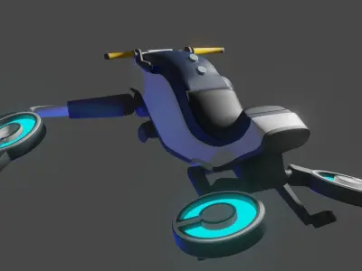 Snowfox Subnautica 3D model