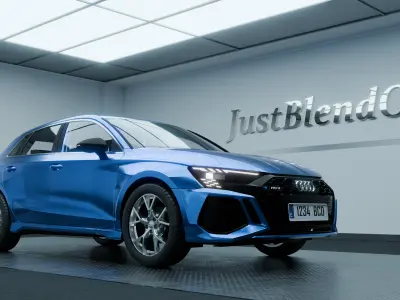 Audi RS3 2024 3D model