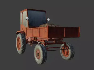 T16 Vladimirets Tractor  3D model