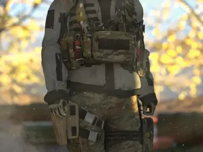 SAS Classic Remake for Genesis 9 3D model