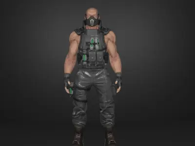 mercenary 3D model