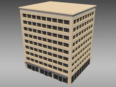 Commercial Building 003 3D model
