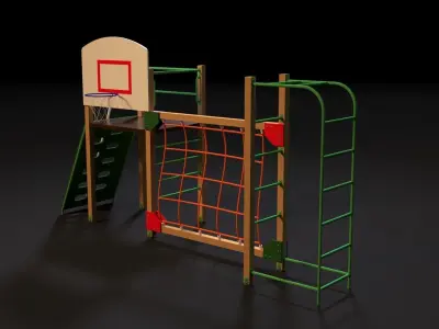 Sports complex 12 3D model