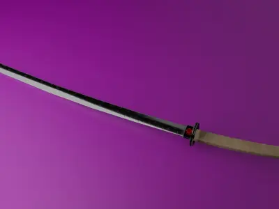 Katana Game Ready Model Low-poly 3D model