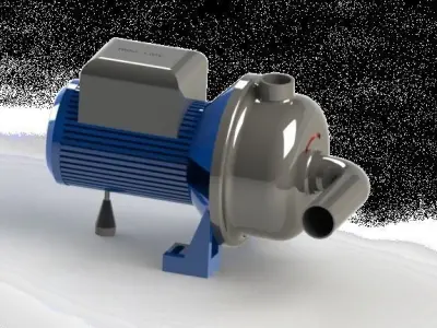 Bomba inox Free 3D model