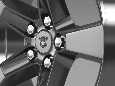Chevrolet Camaro 2010 transformer rim 3D model