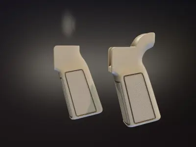 B5 type 22 23 Grips Low-poly 3D model