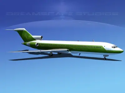 Boeing 727-200 Corporate 1 3D model