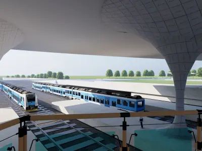 central train station 3D model