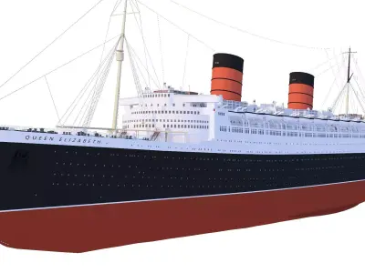 RMS Queen Elizabeth 3D model