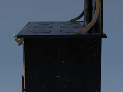 Iron Stove 3D model