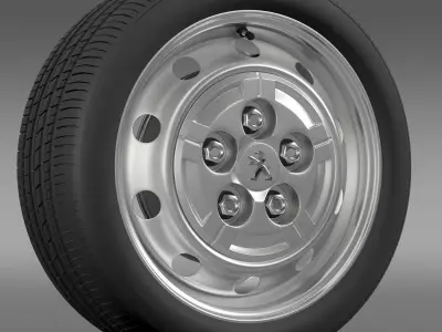 Peugeot Boxer Van wheel 3D model