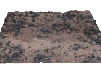 Volcanic Desert scan HD 8K 3D model