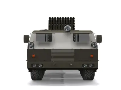 RM70 vehicle  Low-poly 3D model