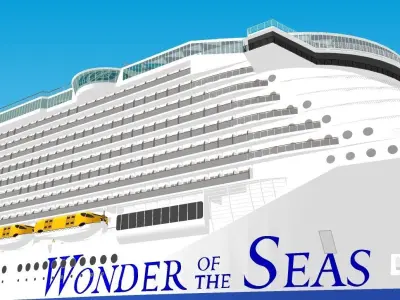WONDER OF THE SEAS 3D model