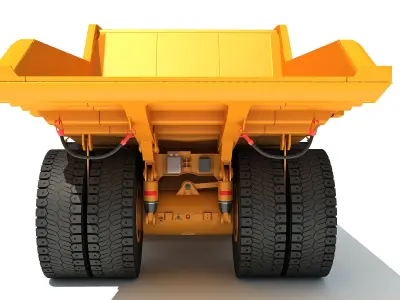 Off Highway Mining Dump Truck 3D model by 3D-Horse