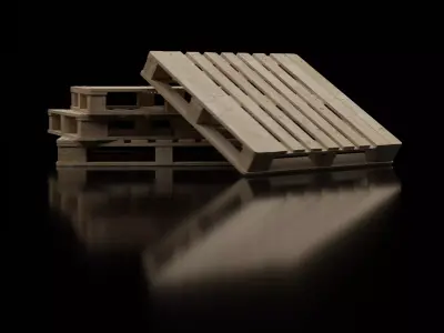 Pallet wooden pallets Free 3D model