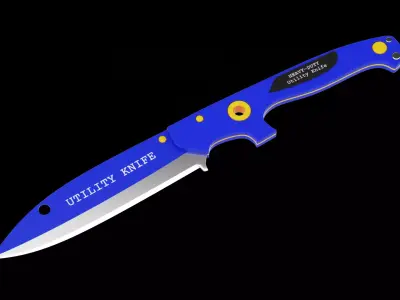 Utility Knife 3D model
