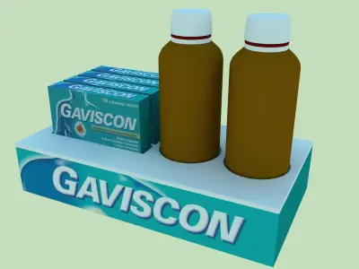 Pharmacy display Free 3D model