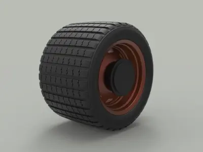 Offroad wheel 26 3D model