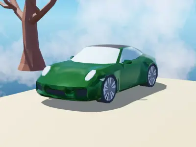 sport car 3D model 35