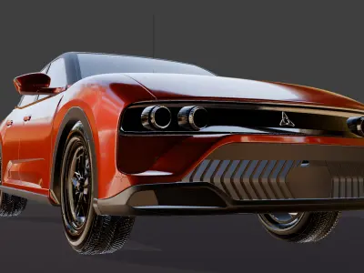 2027 Dodge Journey GT Free 3D model