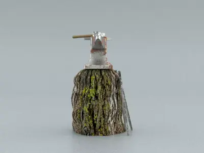 laos Old Anvil 3D model