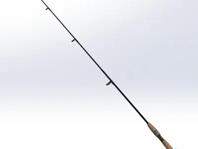Fishing Rod holder Free 3D model
