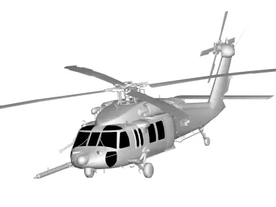MH-60L Black Hawk 3D model