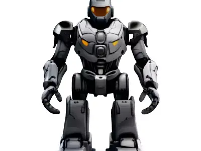 SciFi Mech Robot Game Asset Low-poly 3D model