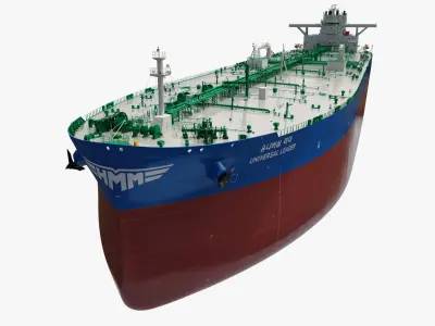HMM Universal Leader Oil Tanker 3D model
