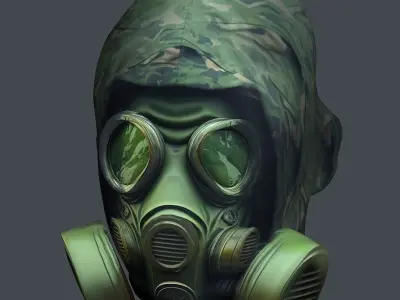 Helmet 3d model military combat Military Low-poly Low-poly 3D model buy