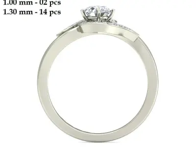 Wedding Ring  3D print model 148