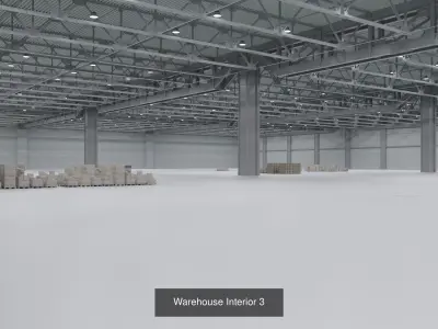 Big collection of industrial warehouses 3D Model Pack