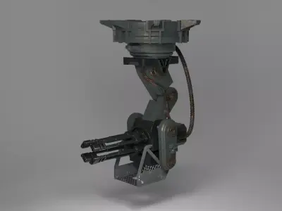 machine gun 3dmodel 3D model