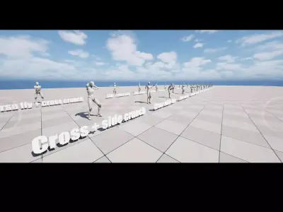 32 Fitness Workout Animation Pack Gym Exercises FBX 3D model 3D model