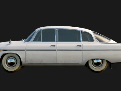 1969 Tatra 3D Model Quality Realistic Rendered With Textured Low-poly 3D model