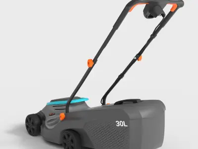 GARDENA LAWN MOWER 3D model