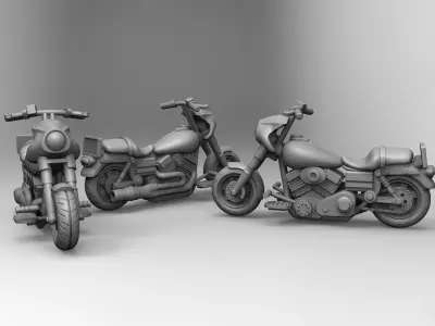 Motorcycle custom  3D print model